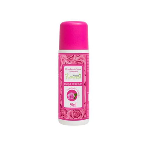 Desodorante Spray Seivas Da Natureza 90ml Buque De Rosas
