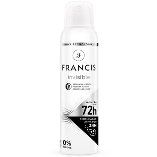 Desodorante Aero Francis 150ml Clássico Preto Desodorante Aero Francis 150ml Clássico Preto
