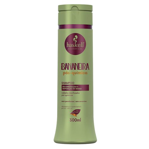 Shampoo Haskell Bananeira Pós Quimica 300ml