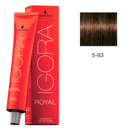 Schwarzkopf Igora Royal Coloração 5-63 Castanho Marrom Mate 60ml