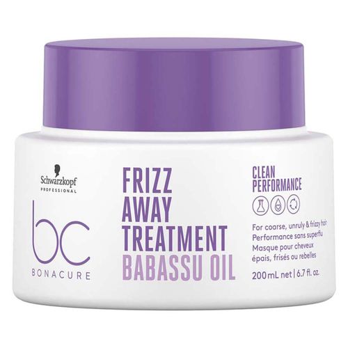 Schwarzkopf Bc Bonacure Frizz Away Máscara de Tratamento 200ml Schwarzkopf Bc Bonacure Frizz Away Máscara de Tratamento 200ml