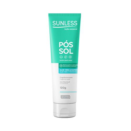 Protetor Solar Pós Sol Sunless 120g Camomila/Aloe Vera