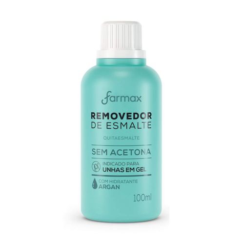 Removedor Farmax S/ Acetona Argan 100ml