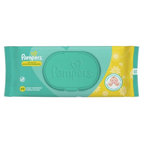 Lenço Umedecido Pampers 48 Unidades Flipt Camomila