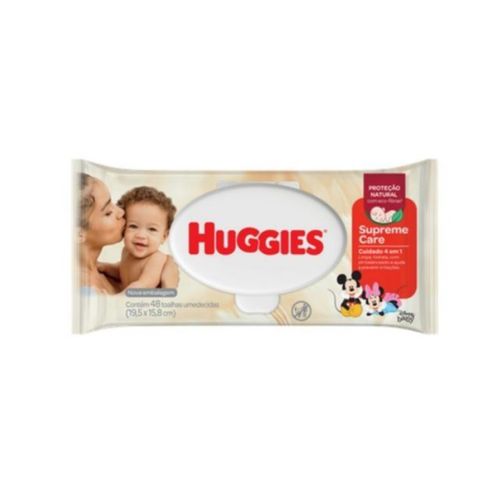 Lenço Umedecido Huggies Supreme Pic 48 Unidades