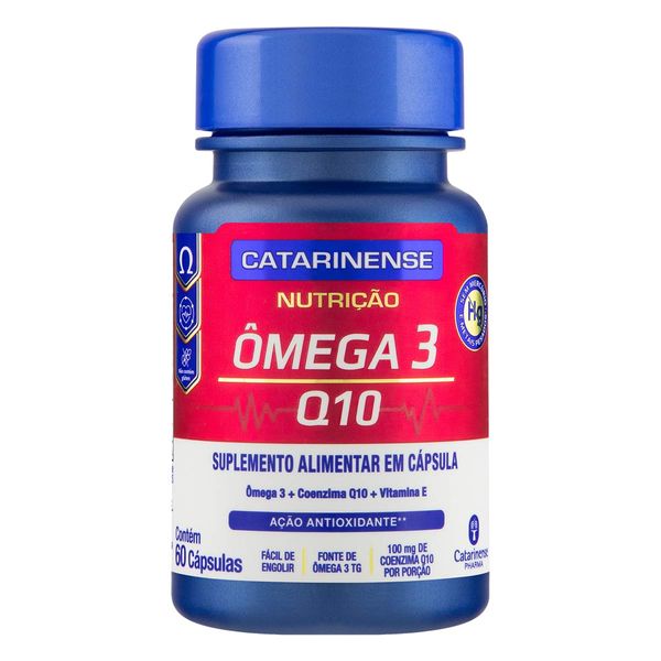 Ômega 3 + Q10 Catarinense Nutrição 60 Cápsulas