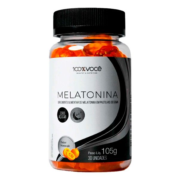 Melatonina 100% Você Sabor Maracujá 30 Gomas