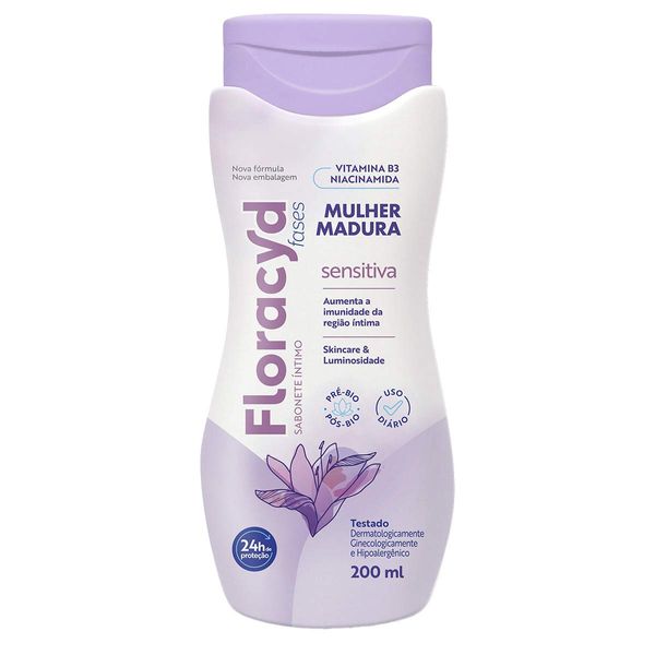 Sabonete Íntimo Floracyd Sensitiva 200ml