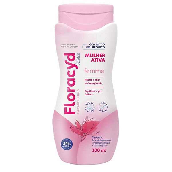 Sabonete Íntimo Floracyd Femme 200ml