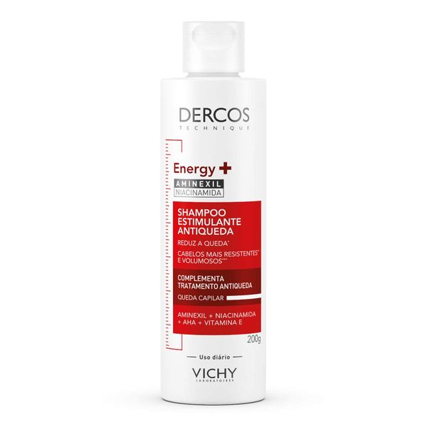 Shampoo Estimulante Vichy Dercos Energy+ Fortalecedor Antiqueda 200g
