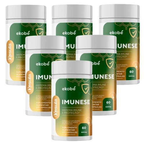 6x K'psula Imunese- Vit. C- Vit. D- Vit. E- Selênio e Zinco 6x K'psula Imunese- Vit. C- Vit. D- Vit. E- Selênio e Zinco
