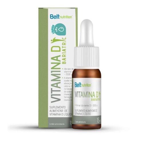 Vitamina D3 Belt Bariatric- 15 ml- 2.000ui cada 2 Gotas Vitamina D3 Belt Bariatric- 15 ml- 2.000ui cada 2 Gotas