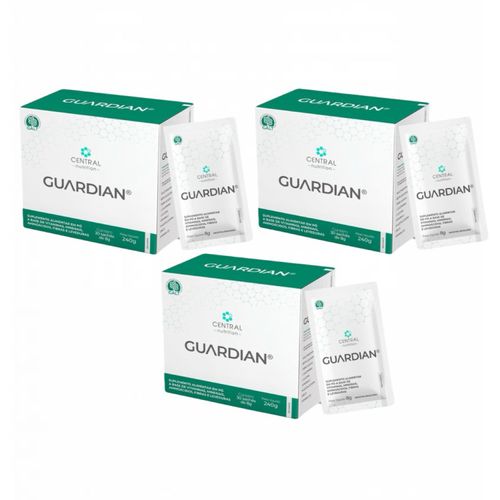 3x Guardian 8,5g- 30 Sachês - Central Nutrition - Sem Sabor Sem Sabor