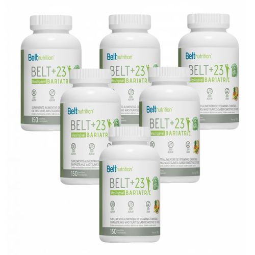 6X Belt+23 Smoothie Frutas-150 Pastilhas Mastigável