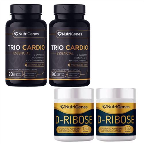 2x Solução De Sinatra - Trio Cardio + D- Ribose Nutrigenes 2x Solução De Sinatra - Trio Cardio + D- Ribose Nutrigenes