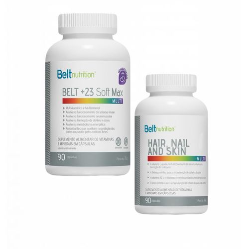 Belt +23 Soft Max + Belt Hair 90 Caps.- Belt Nutrition Belt +23 Soft Max + Belt Hair 90 Caps.- Belt Nutrition