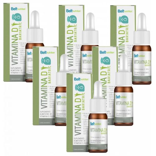 6x Vitamina D3 Belt Bariatric- 15 ml- 2.000ui cada 2 Gotas