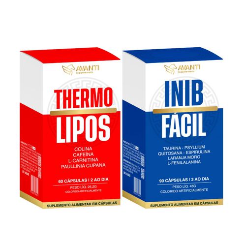 Kit Termogênico ThermoLipos + Inibidor de Apetite Inibfácil Suplemento Alimentar - Avanti Supplements Kit Termogênico ThermoLipos + Inibidor de Apetite Inibfácil Kit Termogênico ThermoLipos + Inibidor de Apetite Inibfácil Suplemento Alimentar - Avanti Supplements Kit Termogênico ThermoLipos + Inibidor de Apetite Inibfácil