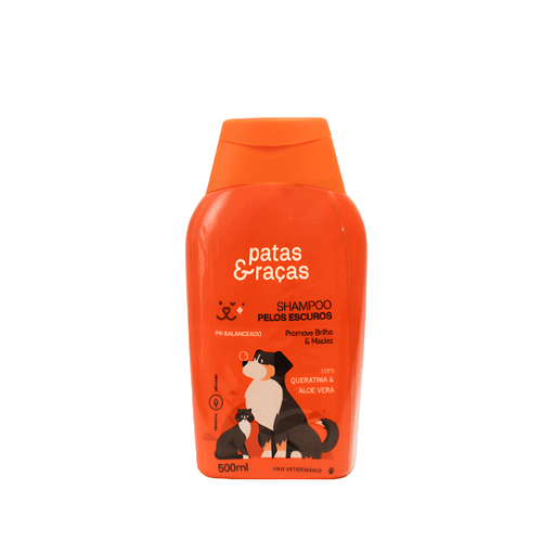 Shampoo Pelos Escuros Patas&Raças Shampoo Pelos Escuros Patas&Raças