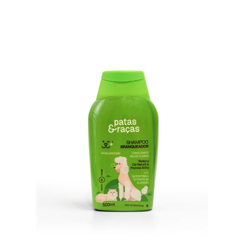Shampoo Branqueador 500ml Patas&Raças Shampoo Branqueador 500ml Patas&Raças