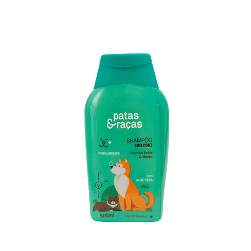 Shampoo Neutro 500ml  Patas&Raças