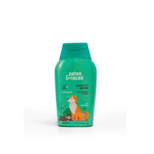 Shampoo Neutro 500ml  Patas&Raças Shampoo Neutro 500ml  Patas&Raças