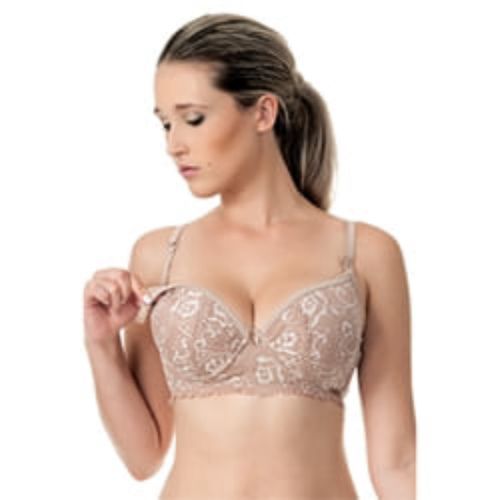 Sutiã Amamentação Renda Chocolate Tam P Modelle Skin Sutiã Amamentação Renda Chocolate Tam P Modelle Skin