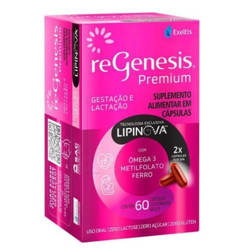 Suplemento Alimentar Regenesis Premium Lipinova 60cps