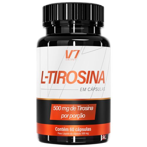 L-TIROSINA 500MG POR PORÇÃO FOCO NO DESEMPENHO 60 CAPSULAS - V7 ENERGY L-TIROSINA 500MG POR PORÇÃO FOCO NO DESEMPENHO 60 CAPSULAS - V7 ENERGY