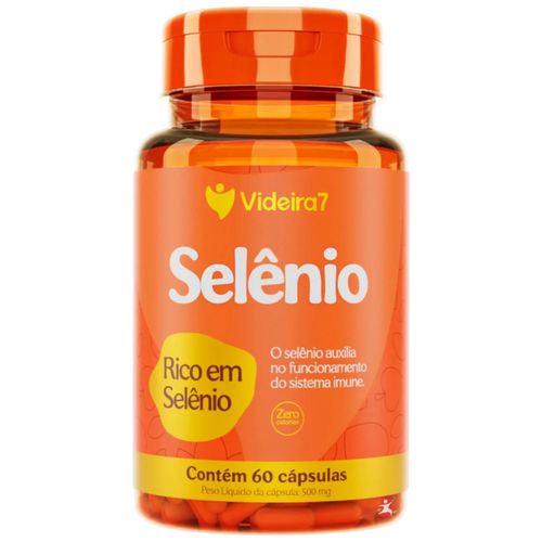 SELENIO 120MCG SUPER CONCENTRADO 60 CAPSULAS 1 AO DIA - VIDEIRA 7