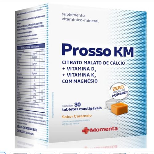 Suplemento Vitamínico Prosso KM 30 tabletes mastigáveis Suplemento Vitamínico Prosso KM 30 tabletes mastigáveis