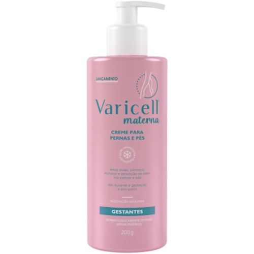 Creme Para Pernas e Pés Varicell Materna Gestantes - 200g