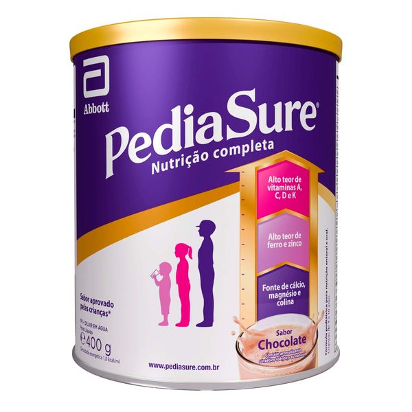 Fórmula Pediátrica Para Nutrição Pediasure Chocolate 400g