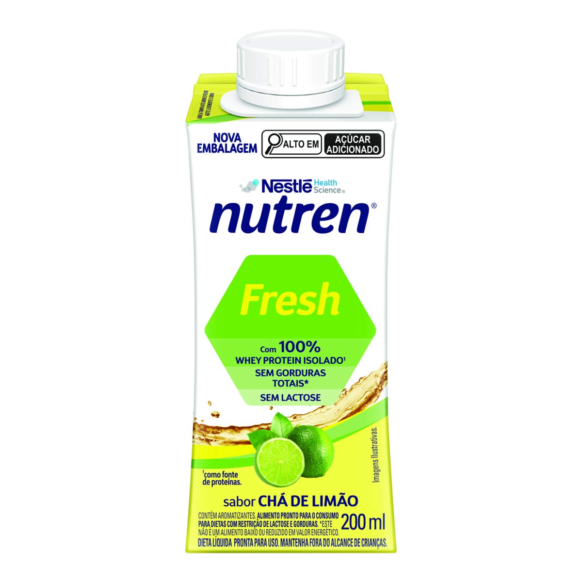 Complemento Alimentar Nutren Fresh Chá De Limão 200Ml