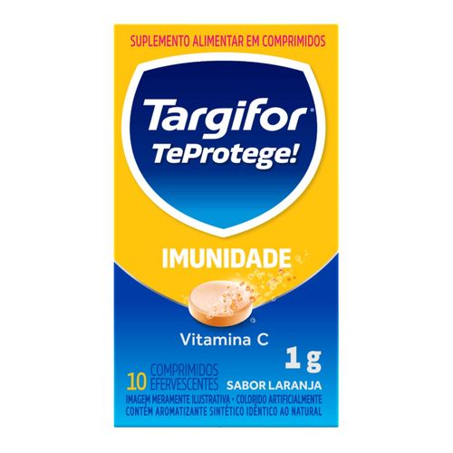 Suplemento Alimentar Targifor Te Protege! 1G 10 Comprimidos Efervescentes