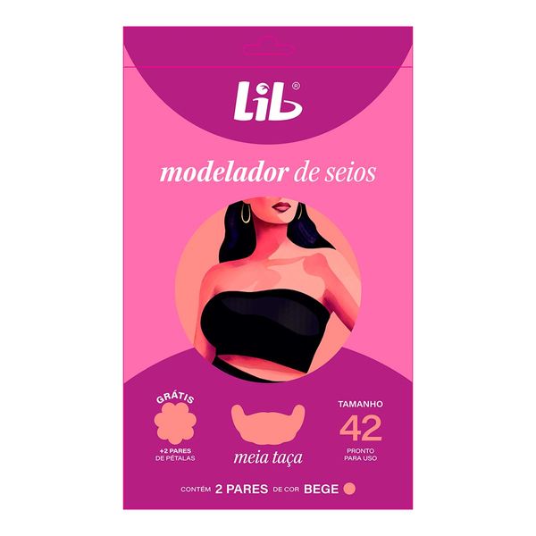 Modelador de Seios Lib Plus com Hidratante Tamanho 42