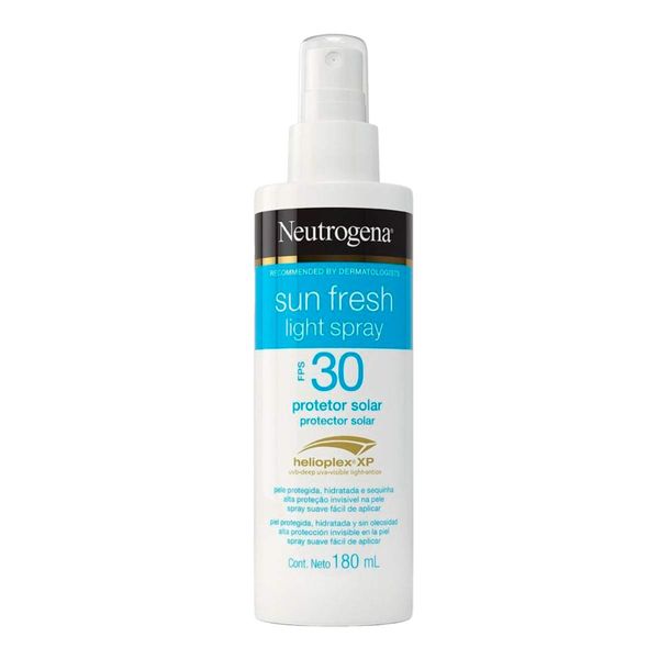 Protetor Solar Corporal Neutrogena Sun Fresh Light Spray FPS30 180ml