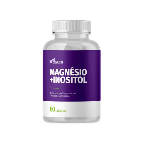 Magnésio + Inositol 30 doses 60 Cápsulas Magnésio + Inositol 30 doses 60 Cápsulas