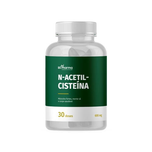 N Acetilcisteína (NAC) 600 mg 60 Cápsulas/30 doses 60 Cápsulas N Acetilcisteína (NAC) 600 mg 60 Cápsulas/30 doses 60 Cápsulas