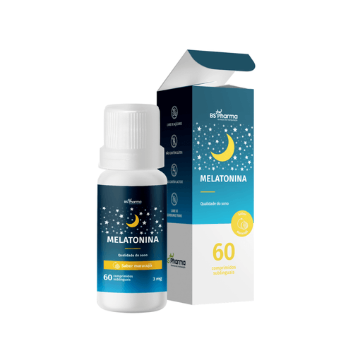 Melatonina em comprimido sublingual 3mg 60 Comprimidos Melatonina em comprimido sublingual 3mg 60 Comprimidos