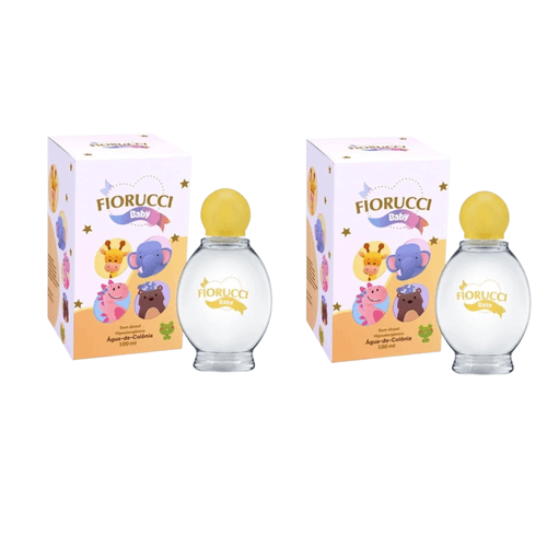 Kit 2 Água-de-Colônia - Fiorucci Baby - 100 ml Kit 2 Água-de-Colônia - Fiorucci Baby - 100 ml