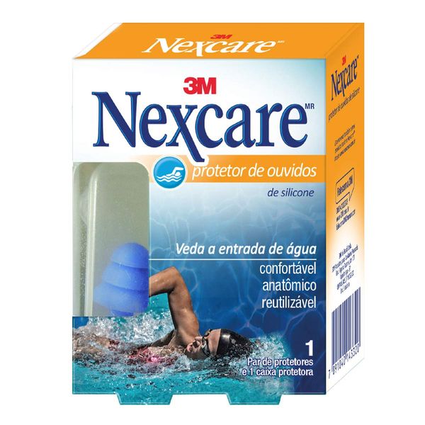 Protetor de Ouvido Nexcare 3M Silicone 2 Unidades