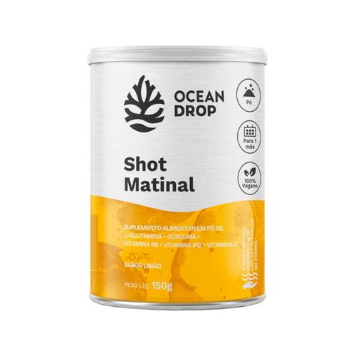NOVO SHOT MATINAL EM PO 30 DOSES 150G OCEAN DROP