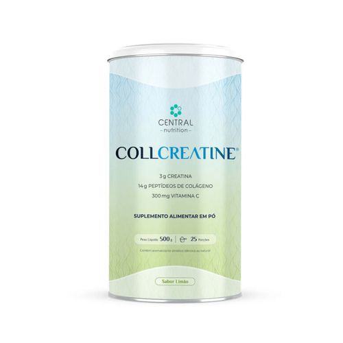 Collcreatine com colágeno 500g Central Nutrition limão Collcreatine com colágeno 500g Central Nutrition limão