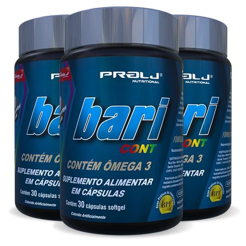 KIT 3 BARI CONT BARIATRIC 90 CÁPS. SOFTGEL | NUTRIÇÃO PARA BARIÁTRICOS | PÓS OPERATÓRIO | MULTIVITAMÍNICO DE USO DIÁRIO BARI CONT BARIATRIC 30 CÁPSULAS SOFTGEL KIT 3