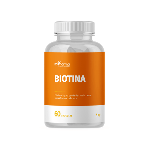 Biotina 5 mg 60 Cápsulas Biotina 5 mg 60 Cápsulas