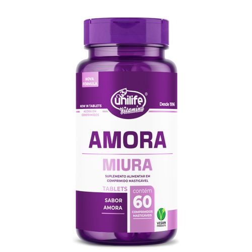 Amora Miura Mastigável 60 comprimidos 1000mg Unilife Amora Miura Mastigável 60 comprimidos 1000mg Unilife