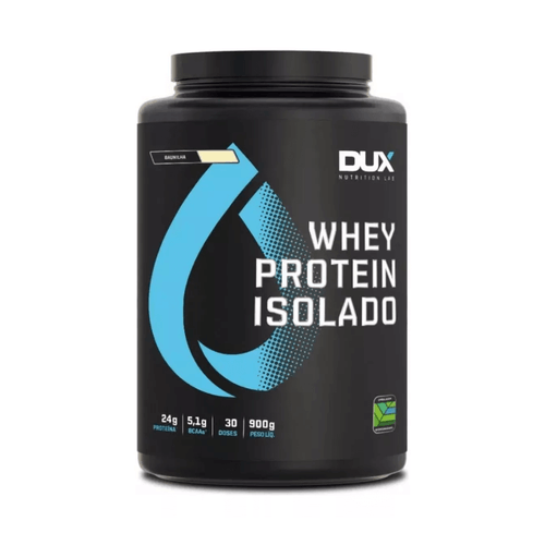 Whey Protein Isolado BCAAs Todos Sabores 900g Dux Nutrition Baunilha Whey Protein Isolado BCAAs Todos Sabores 900g Dux Nutrition Baunilha