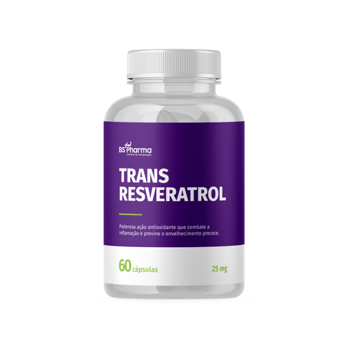 Resveratrol (Trans-resveratrol) - 25 mg 60 Cápsulas