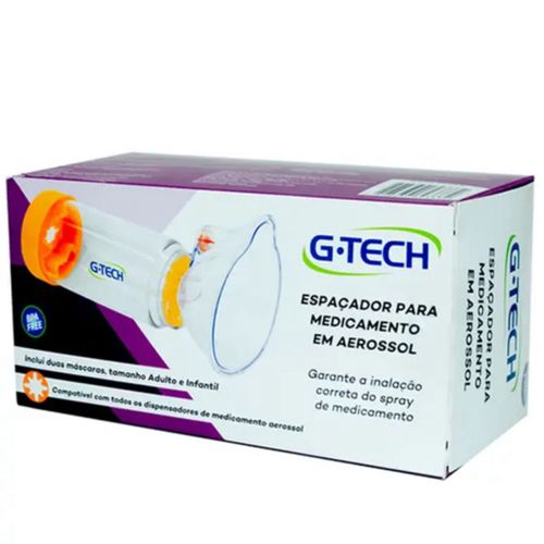 Espaçador para Aerosol Clear G-Tech Adulto e Infantil